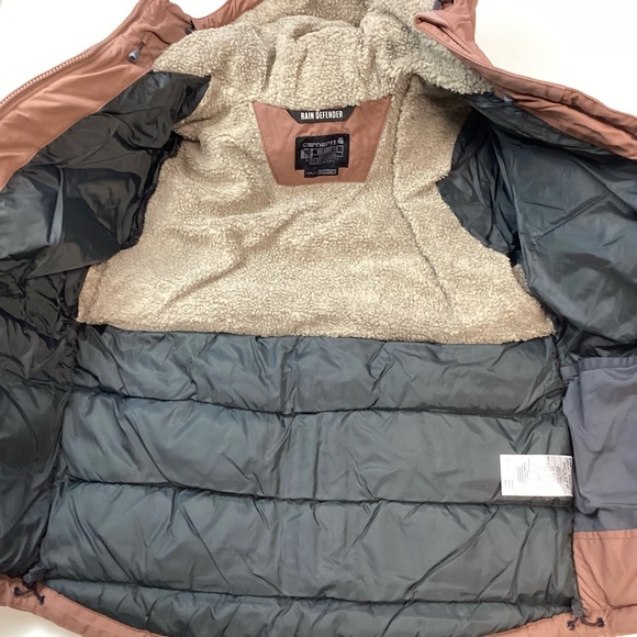 Carhartt Women’s Rain Defender Jacket Size XS Rose Pink NWOT - Picture 7 of 8